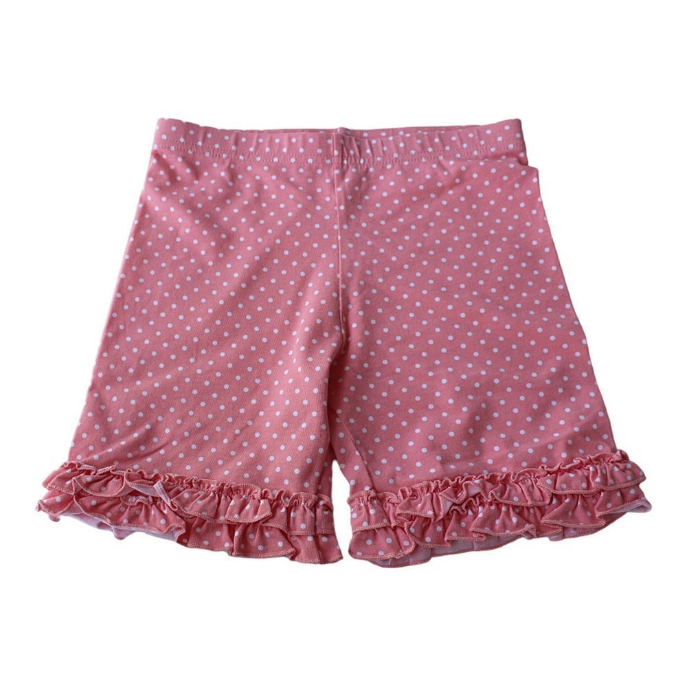 Eleanor Rose Pink Polkadots Knit Brailey Shorts. Size 10/12